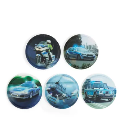 Produktbild von Ergobag Klettie-Set 5tlg. Polizei