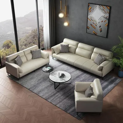 Produktbild von Italienische Designer Möbel Sofagarnitur 321 Sitzer Couch Polster Stoff Textil