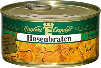 Produktbild von Hasenbraten in Rotweinsauce