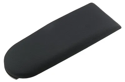 Image de 3B0864209F Revêtement d'accoudoir avec bouton, Volkswagen, Skoda, noir, tissu