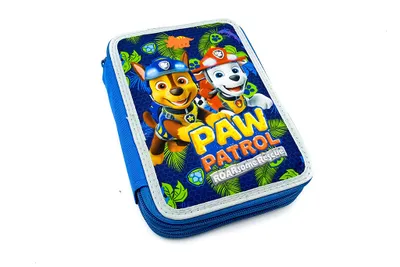 Obrázek produktu pro Dvoupatrový školní penál Tlapková patrola - vybavený