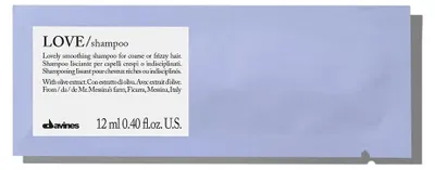 Immagine prodotto di Davines Essential Haircare Love Smoothing Shampoo, confezione da 12 ml x 12 pezzi