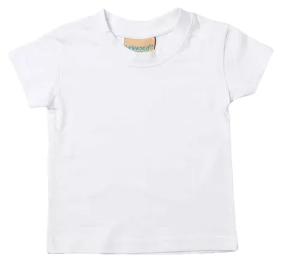 Produktbild von Larkwood - T-Shirt Rundhalsausschnitt für Baby LT5937 (104) (Weiß)