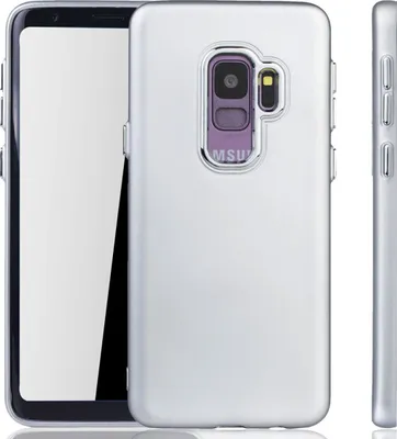 Produktbild von Samsung Galaxy S9 Hülle - Handyhülle für Samsung Galaxy S9 - Handy Case in Silber