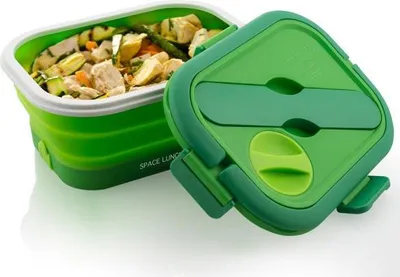Image de Macom Space Lunch To Go 35 W 0,8 L Vert, Blanc Adulte