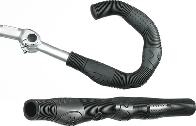 Obrázok produktu pre Ergotec kryt riadidiel Buffalo f. AHS čierny, dĺžka 410 mm, Ø 22,2 mm, Kraton
