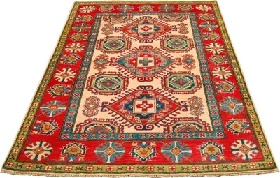 Zdjęcie produktu dla Ręcznie tkany dywan Ghazni / Chubi - Beżowy CM 190x147