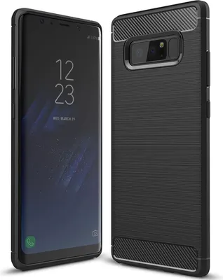 Obrázok produktu pre TPU kryt pre mobilný telefón Samsung Galaxy Note 8 ochranný kryt karbónového vzhľadu ochranné puzdro