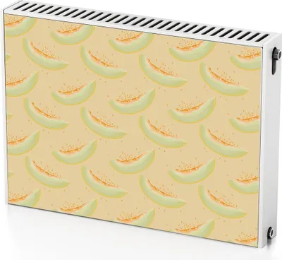 Produktbild von Melone – Magnetische Heizkörperabdeckung – 80x60 cm – Magnet Heizkörperabdeckung – 3D Würfel – Heizkörperverkleidung – Magnetische Wandverkleidung – Wetterfest