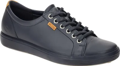 Produktbild von Ecco SOFT 7 LADIES Damenschuhe - sportliche Schnür- Halbschuhe blau NEU
