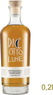 Produktbild von Marzadro Grappa Stravecchia Le Dic'Otto Lune 200ml 41% Vol.
