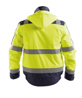 Produktbild von DASSY Warnschutz Wetterjacke LIMA Gr. L gelb/blau