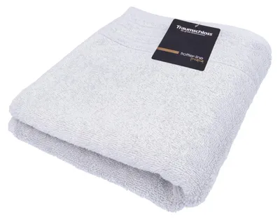 Produktbild von Traumschloss Frottier-Line Premium Duschtuch 70 x 140 cm hellgrau 100% ägäische Baumwolle mit 600g/m²
