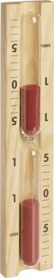 Produktbild von TFA 40.1058.11 Sauna-Sanduhr aus massivem Kiefernholz 15 min Infrarotkabine