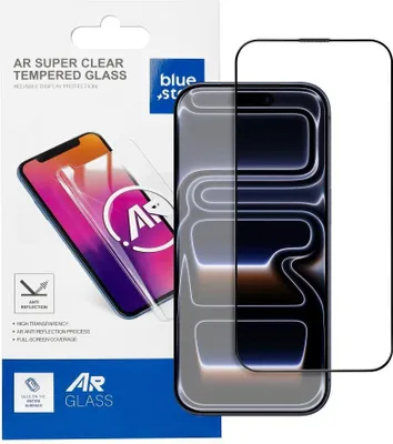 Obrázek produktu pro tvrzené sklo 5D Blue Star AR - vhodné pro IPHONE 13 Pro černé
