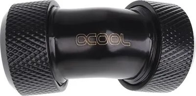 Produktbild von Alphacool 17403, Anpassung, Messing, Schwarz, 45°, Acrylrohre, Messingrohre, Carbonrohre, 20 mm