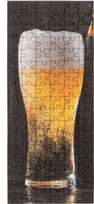 Produktbild von Puzzle in Bierdose ca. 10,5 x 25 cm Bierglas im Hochformat (102tlg.)