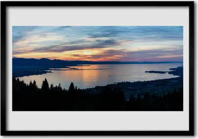 Produktbild von Bild 100x70 MDF-Rahmen Wandkunst Ocean Beach Landschaft