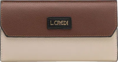 Produktbild von L.CREDI Geldbörse Olivette Flap Wallet Cream Multi creme