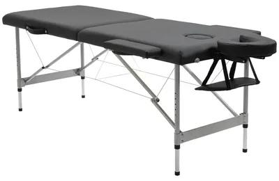 Produktbild von Massageliege klappbar, inkl. Gesichtsöffnung, Armlehnen, Handablagen, Massageliege mobil, 185 cm x 70 cm x 82 cm