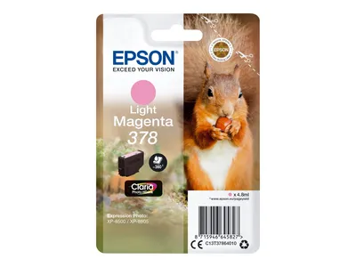 Produktbild von Epson Tintenpatrone 378 light magenta Claria Photo HD   T 3786