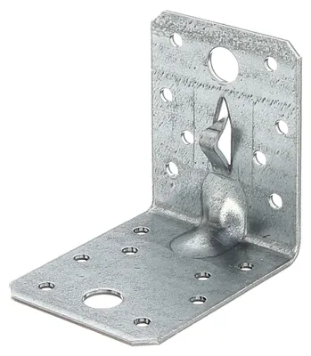 Zdjęcie produktu dla Alberts 835477 Łącznik kątowy, ocynkowany metodą Sendzimira, 70 x 70 x 55 mm, zestaw 25 sztuk