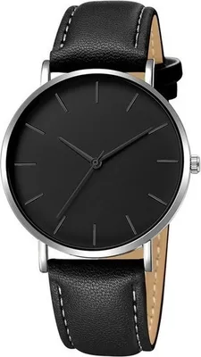 Produktbild von Moderne Wilson Uhr in Schwarz/Silber – Stilvolle Herrenuhr für jeden Anlass KP22692