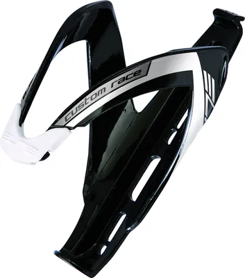 Produktbild von Elite 0061677 Custom Race Trinkflaschenhalter, schwarz/weiß
