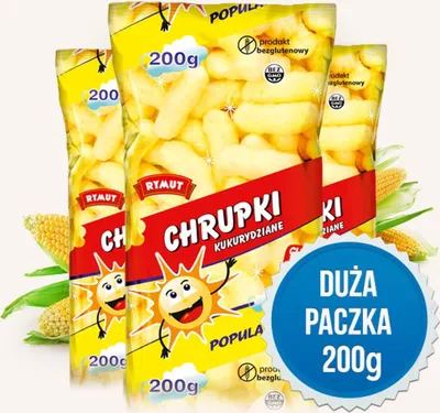 Produktbild von Rymut Chrupki Popularne 200 g, glutenfrei, ohne Konservierungsstoffe