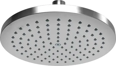 Produktbild von Runder Regenduschekopf - Antikalk-Düsen - 22cm - Chrom