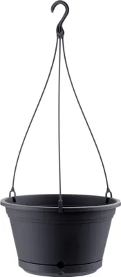 Image de Nohel Garden Pot de fleurs suspendu AIR avec soucoupe en plastique 6l d29cm