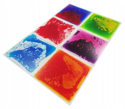 Produktbild von EDUPLAY Faszinationsmatten aus PVC, 50 x 50 x 0,75 cm, bunt (1 Stück)