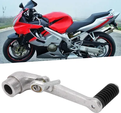 Productafbeelding van Versnellingshendel, voetpedaal, aluminium, zilver, gepolijst oppervlak. Vervanging voor CBR600, CBR1000