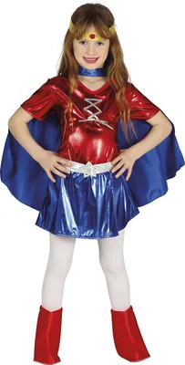 Produktbild von Guirca Superheldinnen-kostüm Für Mädchen  7-9 Years  7-9 Years