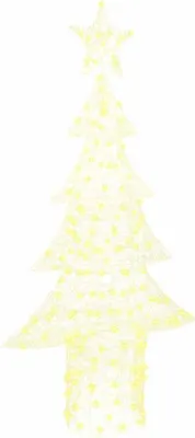 Productafbeelding van Kerstboom met 240 LED Warmwit 150 cm Acryl