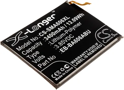 Immagine prodotto di TECHTEK Batteria compatibile con [Samsung] Galaxy A60, Galaxy A60 2019, SM-A606, SM-A6060, SM-A6060/DS, SM-A606F sostituisce EB-BA606ABU
