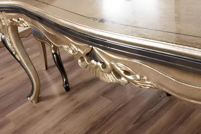 Zdjęcie produktu dla Klasyczny stół do jadalni Stoły w stylu barokowym Stoły do jadalni Stół drewniany 208x108 cm