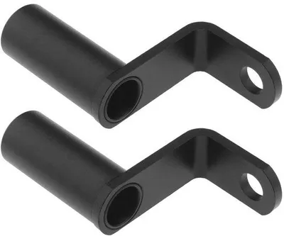 Image de Kit d'extension de rétroviseur en aluminium - 2 pièces - Léger - Universel - 10 mm - Extension pour petits rétroviseurs