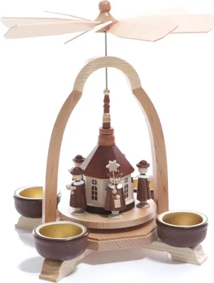 Obrázek produktu pro Pyramida s kostelem ŠxVxH cca 17x25x17 cm NOVINKA