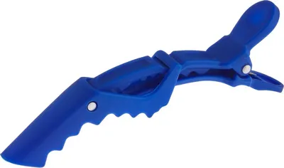 Produktbild von Efalock Shark-Clip Soft blau 6 Stück