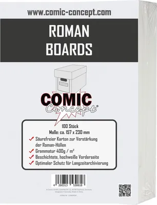 Produktbild von Comic Concept Roman Boards (157 x 230 mm) (100 Stück)