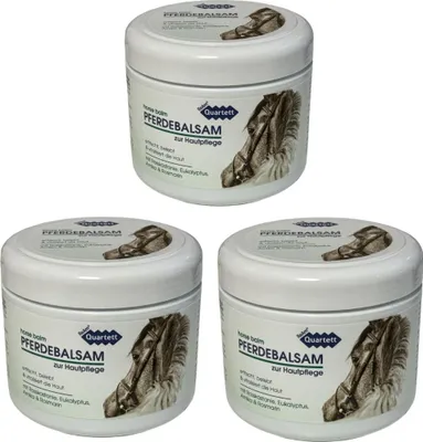 Produktbild von 3x 500 ml Ream Quartett Pferdebalsam erfrischt Rosskastanie Eukalyptus