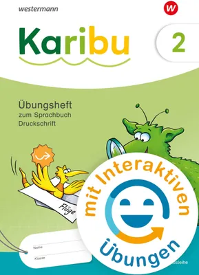 Produktbild von Karibu 2. Übungsheft 2 Druckschrift mit interaktiven Übungen zum Sprachbuch 2