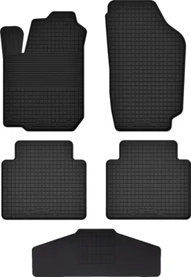 Produktbild von Gummi Fußmatten Set Für: Volvo V40 I (1995-2004) Gummimatten Schwarz