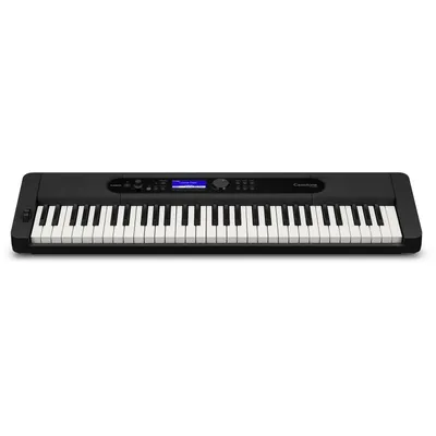 Produktbild von Casio CT-S400, Digitaler Synthesizer, Chor, Flanger/Digitale Signalverarbeitung (DSP), Nachhall, 5 W, Schwarz, LCD, AC, Akku