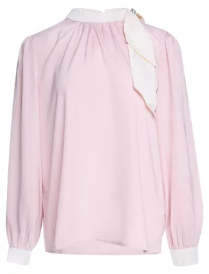 Image de Chemisier pour femme LUREA - rose, taille S