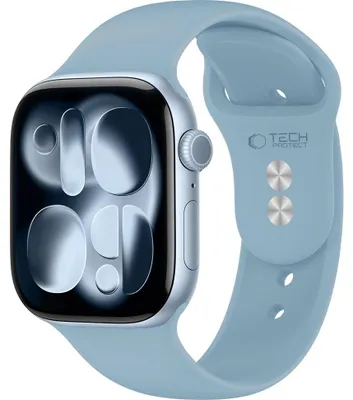 Obrázek produktu pro Náhradní řemínek pro Apple Watch 49/46/45/44 mm, značka Tech-Protect, materiál: silikon, barva: denim (modrá)