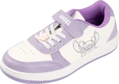 Produktbild von Lilo & Stitch - Sneaker für Mädchen, Klettverschluss NS9007 (30 EU) (Violett/Weiß)