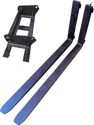 Produktbild von Gabelträger 120cm FEM 2 Manitou Aufnahme Frontlader Palettengabel mit 2x Gabelzinken