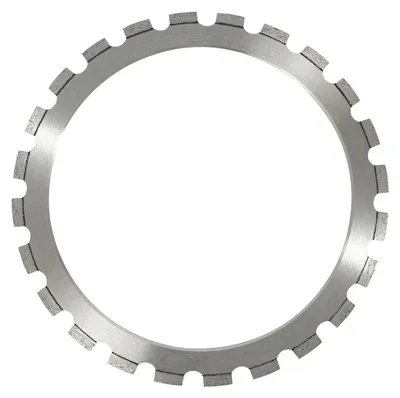 Produktbild von Diamanttrennscheibe - Kreissägeblatt - Tiefe Schnitte - 24 Zähne - Lasergeschweißt - Maximale Schnitttiefe 310 mm - Für Beton - Silber